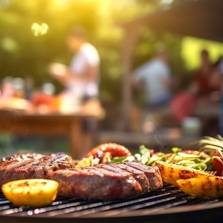 Grill-Buffet Ankündigung