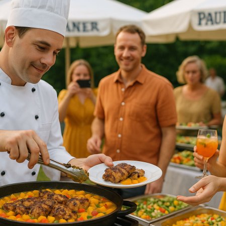 Grill-Buffet Ankündigung